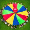 IBDRY Rainbow Parachute with HandleToddler Party GamesOutdoor ToysPortable ToysGiant PropsPicnic Mat (Size : 2m/6.56ft) view 1
