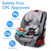 [2 Packs Blue & Pink] Kids Car Seat Tray, Travel Tray with Cup Holder for Toddler Baby, Kids Car Seat Food Snack Organizer for Road Trip, Stroller snack Organizer Travel Must Haves Toddler Must Haves view 2