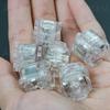 ASTEM Green Light-Up-Bricks Accessories Kits, 2x2 Classic Transparent LED Light Brick Pack, 6PCS Parts Building-Blocks Set Toys view 2