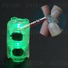 ASTEM Green Light-Up-Bricks Accessories Kits, 2x2 Classic Transparent LED Light Brick Pack, 6PCS Parts Building-Blocks Set Toys view 3