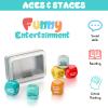Simgoing 6 Pcs Conversation Cube Ice Breaking Supplies Table Talk Topic Cube Social Emotional Learning Activities Wood Conversation Starter Dice with Tin Box for Kid Counselor Therapist view 3