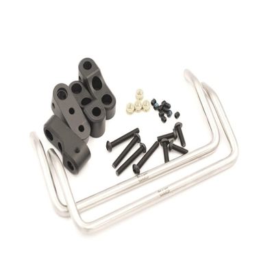 TWS RC Option Parts 73001000 VTR Stainless Rock Slider Set for CTS Chassis 1/10 Cross Trail Vehicle/Scale Truck/rc car / 4x4 / Offroad/Crawler