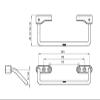 TWS RC Option Parts 73001000 VTR Stainless Rock Slider Set for CTS Chassis 1/10 Cross Trail Vehicle/Scale Truck/rc car / 4x4 / Offroad/Crawler view 2