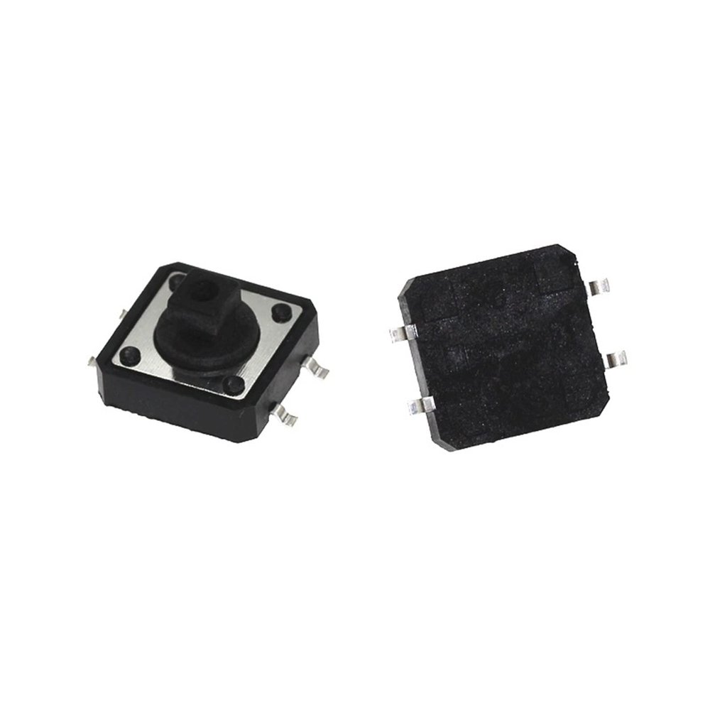 10PCS 12 * 12 * 7.3 Light Touch Switch SMD Micro Switch 12x12x7.3mm 4pins Push Button Switch High Temperature Resistant