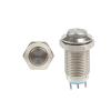 10mm Metal Chrome Push Button switches Flat/high Head 2A/250VAC NO NC Momentary Latching pin Terminal (Color : 10py.f.k2, Size : 3A 250VAC) view 4