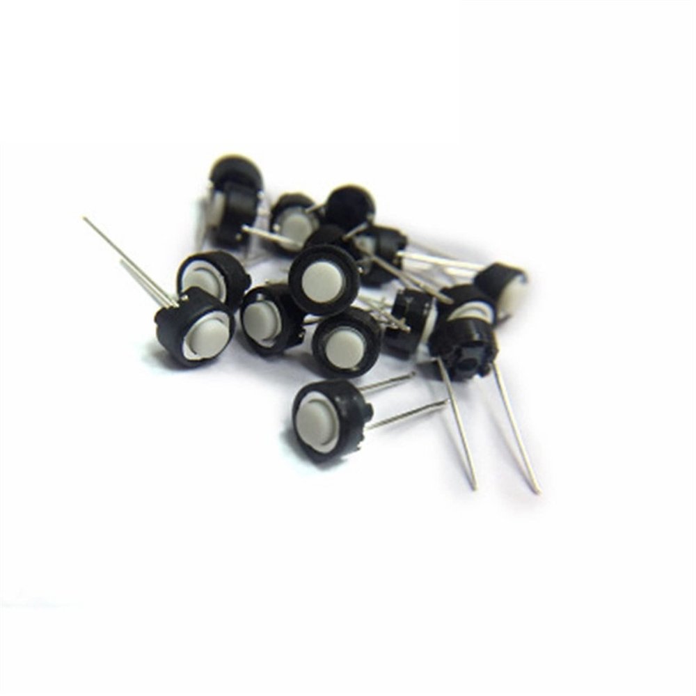 10-100PCS SKRGAED010 Tact Switch 6 * 6 * 5 6 * 6 * 4.3 White Touch Switch 6X6X5mm 6X6X4.3 DIP Tactile Push Button Micro Switch Original (Color : 100 Pcs, Size : 6X6X5)