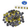 100PCS DC12V 50mA Membrane Switch 4x4x 0.8MM 4X4X0.8mm Tactile Push Button Switch Tact 4 Pin 4 * 4 * 0.8mm Switch Micro Switch SMD) (Color : 4x4x0.8mm (Bag)) view 2