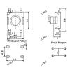 100PCS 6 * 6 * 3.1 mm SMD Switch 4 Pin Touch Micro Switch Push Button Switches Red SMD Tact Switch 6x6x3.1mm view 4