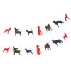 VICASKY 2pcs Animal-Shaped Holiday Banners for Pet Shop Decorations Adorable Hanging Banners for Birthday Parties and Events Easy to Assemble view 1