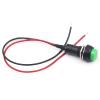 12mm Push Button Switch Waterproof Small car Circuit Wire Speaker Electrical Mini Boat Shape Round line PBS-11B PBS-33b (Color : Pbs-11 Without Lock) view 1