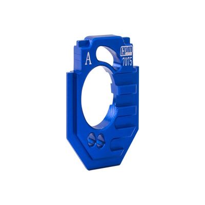 GPM Upgrades Aluminum 7075 Motor Mount Adjustable with Heat Dissipation Function for 1/18 4Wd Granite Grom Mega 380 Brushed 4X4 Monster Truck-Ara2102 (Blue)