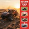 KB KAIBO Waterproof Monster Trucks for Boys, 2.4G Amphibious Rc Car, 1:16 Scale All-Terrain Rc Boat for Boys & Adults, 4WD, 2 Rechargeable Batteries, Valentines Birthday Gifts for Kids-Blue view 4