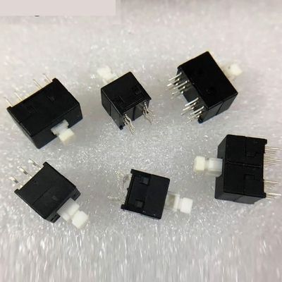 FFIME Tactile Tact Push Button 1pcs 8.5 * 8.5MM Self-Locked Push Button Switch White Micro Square Tact Switch DIY Electronic Switch 6pin 12pin Tact Switch (Color : 12pin)