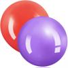 Jenaai 2 Pcs 30 Inch Large Bouncy Balls Giant Inflatable Rubber Kickballs Big Outdoor Exercise Jumping Hopping Ball for Outdoor Activity Sports Party Decor(Red, Purple) view 1