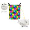 Foruidea Pickleball Laundry Basket,Laundry Hamper,Collapsible Storage Bin, Oxford Fabric Clothes Baskets,Nursery Hamper For Home,Office,Dorm,Gift Basket, Medium view 2