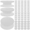 100Pcs White Pp Belt Pulley Gear 9.3Mm Outer Diameter 2Mm Inner Hole Mini Timing Pulley for 2Mm Shaft DIY Model Toys Science Projects Rc Airplane Helicopter view 1