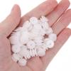 100Pcs White Pp Belt Pulley Gear 9.3Mm Outer Diameter 2Mm Inner Hole Mini Timing Pulley for 2Mm Shaft DIY Model Toys Science Projects Rc Airplane Helicopter view 3