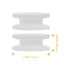 100Pcs White Pp Belt Pulley Gear 9.3Mm Outer Diameter 2Mm Inner Hole Mini Timing Pulley for 2Mm Shaft DIY Model Toys Science Projects Rc Airplane Helicopter view 4