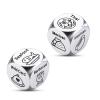 2PCS Food Dice for Couple Valentines Gifts for Boyfriend Girlfriend 11th Anniversary Steel Gifts Christmas Stocking Stuffer White Elephant Santa Swap Gift Exchange Dice Exchange Dices view 1