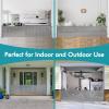 140 Inch Extra Wide Retractable Baby Gate Extra Long Dog Gate Indoor Outdoor Retractable Gate, Mesh Baby Gate Retractable Pet Gate for Large Openings, Large Dog Gate Retractable Gates for Dogs, Gray view 4