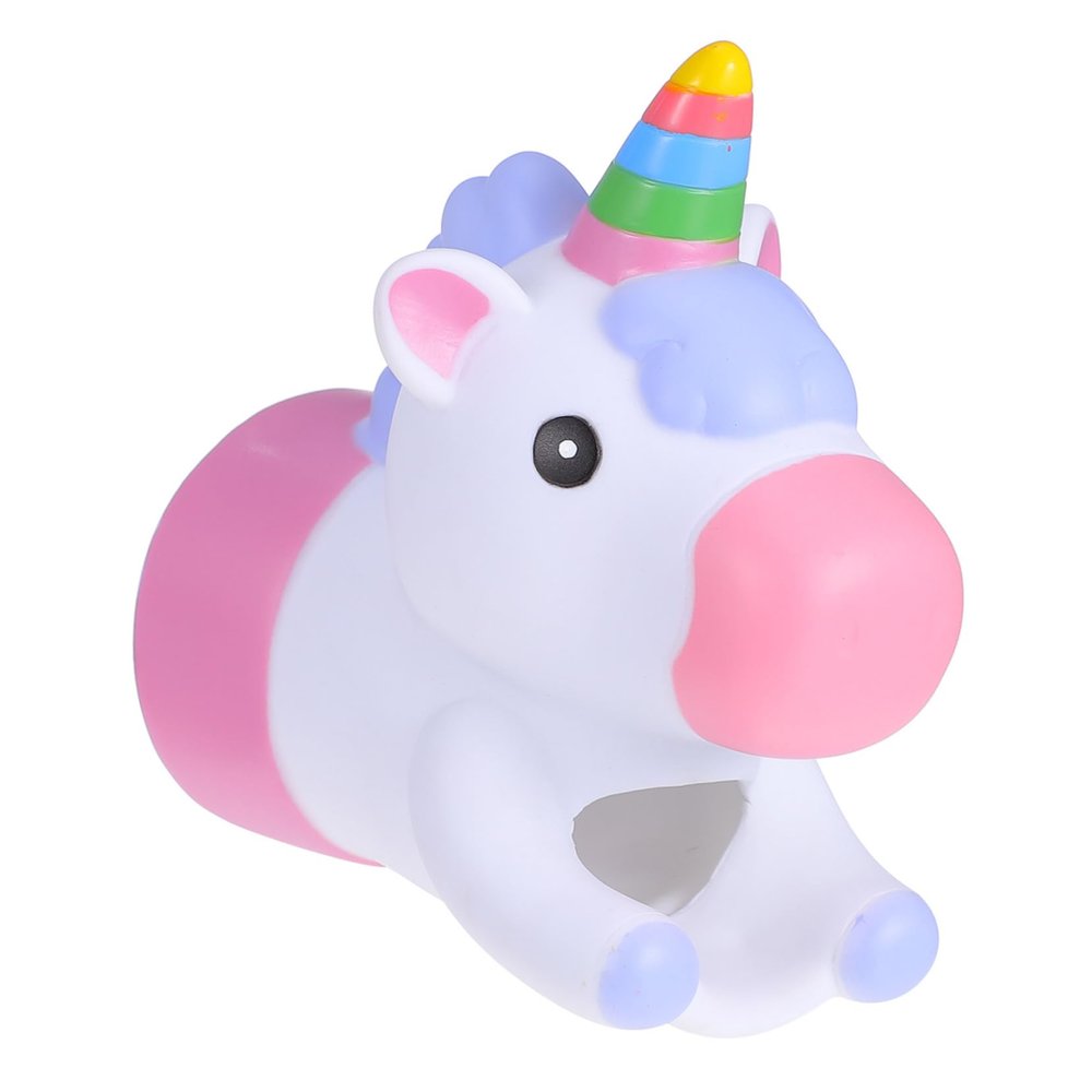 MERRYHAPY Toddler Faucet Extender Unicorn Bathroom Safety Spout Guard Water Guide for Kids Portable Cover Fits Most Sink Faucets 5.51X5.12X2.76 Inches
