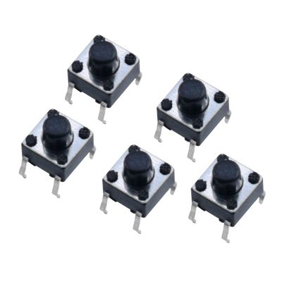 20Pcs 6x6mm Panel PCB Momentary Tactile Tact Mini Push Button Switch DIP 4pin 6x6x4.3/5/6/7/8-13 MM 6 * 6 * 4.3MM 5MM 6MM 7MM 8MM (Color : 6x6x4.3mm)