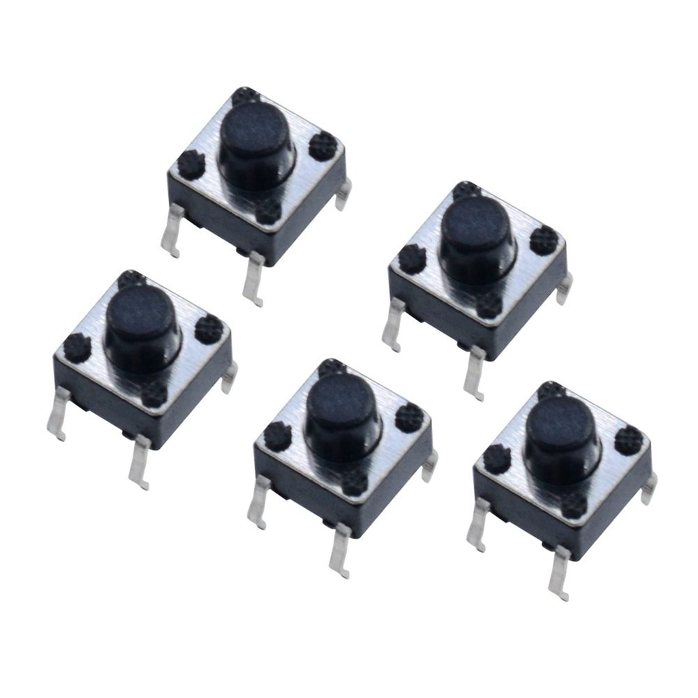 20Pcs 6x6mm Panel PCB Momentary Tactile Tact Mini Push Button Switch DIP 4pin 6x6x4.3/5/6/7/8-13 MM 6 * 6 * 4.3MM 5MM 6MM 7MM 8MM (Color : 6x6x4.3mm)