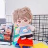 niannyyhouse 10cm~15cm Plush Doll Clothes Bunny Print Sweatshirt Jeans Doll Dress Up Accessories (Blue) view 2