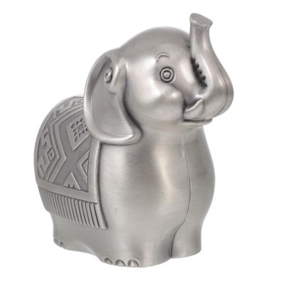Abaodam 1pc Elephant Shaped Bank for Boys and Girls Metal Money Jar for Saving Birthday Christmas for Boy Girl Decorative and Functional Money Box