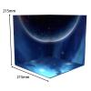 1:12 Miniature Scene Background Board Scene, Display Collection for Action Figures, Space view 4
