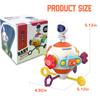 WYCYJU Busy Activity Cube Toys for Babies, Montessori Sensory Toys for toddlers1-3,Car seat, Baby Birthday Gift, boy and Girl Education and Learning Toy view 2