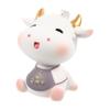 Abaodam Cute Cow Shape Saving Pot Resin Material Safe for Boys and Girls Stands Firmly Great Home Decor for Boys/Girls view 1