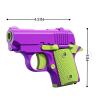 Fidget Pistol Toys for Adults, 3D Printed Mini 1911 Small Pistol Toys,A Stress-Relieving Toy Suitable for Relieving ADHD and Anxiety, The Best Gift for Friends (red Yellow+Blue White) view 2