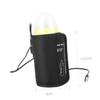 USB Car Bottle Warmer Cover Portable Travel Bottle Heater Car Lighter Cable Quick Even Heating Black view 4