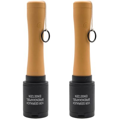 Disratw M24 CS Grenade Toys 2PCS Airsoft Grenades Plastic Toy-Hand Grenades Tactical Pull Ring Grenade Toys CS Battle Game Role Play Model Prop for Age 14+ (Black)