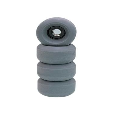 LEEFAI Urethane Pro Fingerboard Wheels Gray 65D Bearing Wheel Handmade Urethane Material-Ultra Spin Bearings Wheels -7.8 * 5mm