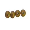 LEEFAI 75D Urethane Pro Fingerboard Wheels Clear Amber Bearing Wheel Handmade Polyurethane-Ultra Spin Bearings Wheels -7.8 * 4.8mm view 3