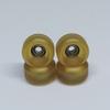 LEEFAI 75D Urethane Pro Fingerboard Wheels Clear Amber Bearing Wheel Handmade Polyurethane-Ultra Spin Bearings Wheels -7.8 * 4.8mm view 4