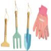 Gardening Set, Tool Kit, for Kids, STEM, Includes Tote Bag, Spade, Watering Can, Rake, Fork, Trowel and Gloves (Petal) view 3