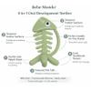 3 in 1 Infant Toys, Baby Teething Toys 36 612 Months, Teethers for Babies 03612 Months for Teething Relief, Baby Gift, Baby Teether Toys, Silicone Sensory Toys, USA Patent Pending, Fish (Olive) view 2