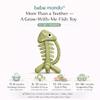 3 in 1 Infant Toys, Baby Teething Toys 36 612 Months, Teethers for Babies 03612 Months for Teething Relief, Baby Gift, Baby Teether Toys, Silicone Sensory Toys, USA Patent Pending, Fish (Olive) view 4