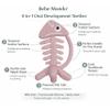 3 in 1 Infant Toys, Baby Teething Toys 36 612 Months, Teethers for Babies 03612 Months for Teething Relief, Baby Gift, Baby Teether Toys, Silicone Sensory Toys,USA Patent Pending, Fish-Rose Pink view 2
