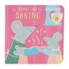 Mud Pie Kids Sounds Like Baking Board Book; 6 1/4" X 6 1/4" view 1