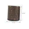Abaodam 2pcs Leather Dice Cups Simple and Design Dice Game Prop for Family and Party Entertainment Comfortable Grip and Easy to Clean view 2