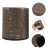 Abaodam 2pcs Leather Dice Cups Simple and Design Dice Game Prop for Family and Party Entertainment Comfortable Grip and Easy to Clean view 3