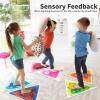 Art3d 6-Pack Triangle Liquid Sensory Floor Tiles, Colorful Liquid Fusion Play Mats for Kids Toddler, 15" x 15" view 3