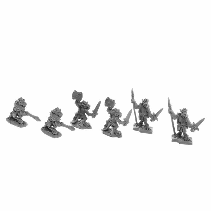 Bloodscale Kobolds Miniature 25mm Heroic Scale Figure Dungeon Dwellers Reaper Miniatures