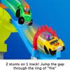 Fisher-Price Little People Toddler Toy Hot Wheels Spiral Stunt Speedway Race Track Playset with 2 Cars for Pretend Play Kids Ages 18+ Months view 4
