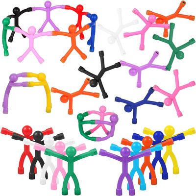 BlissfulTie 10 Pcs Colorful Magnetic Toys-Men, Kids Travel Toys, Office, Whiteboard Decoration