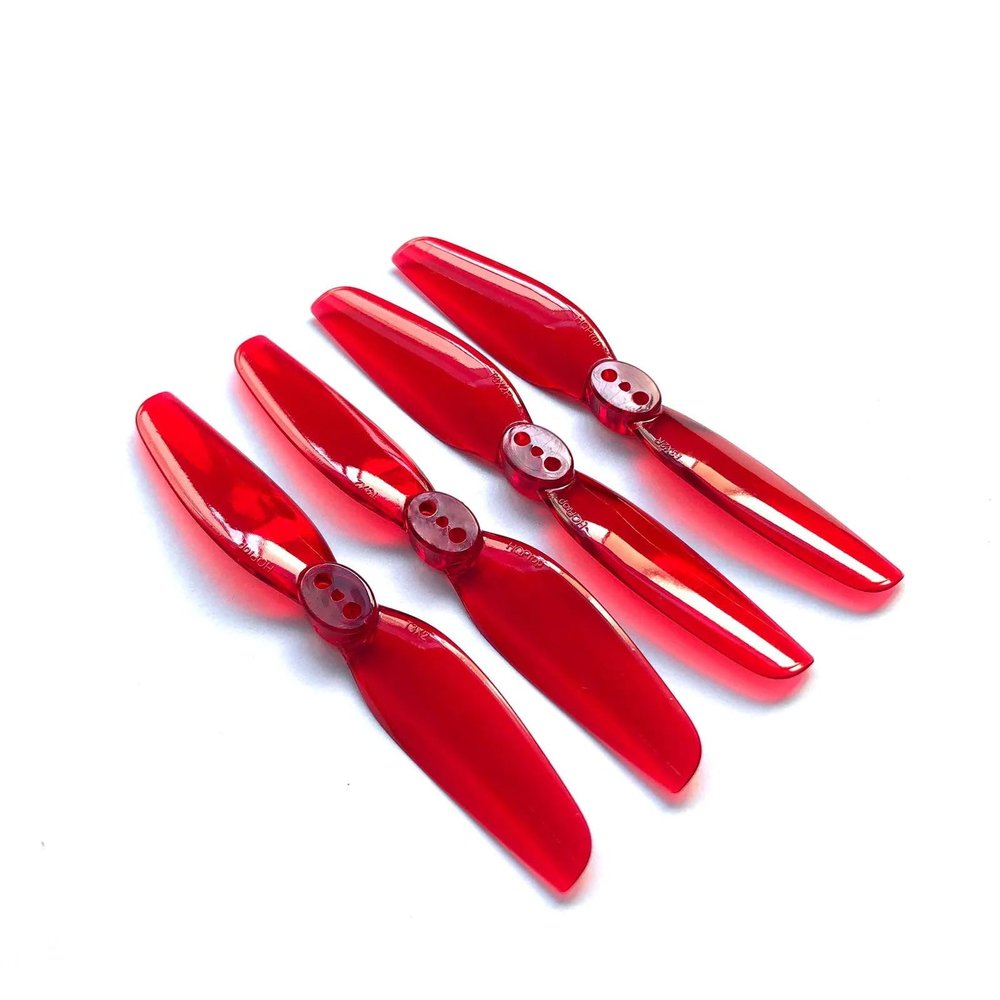12pcs HQProp T3X2 3 Inch T-Mount Propeller Set (6X CW / 6X CCW) Poly Carbonate w/Color Options (Orange)